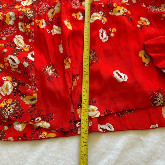 Free People Maxi Wrap Dress Floral Print Size Small - Picture 6 of 8